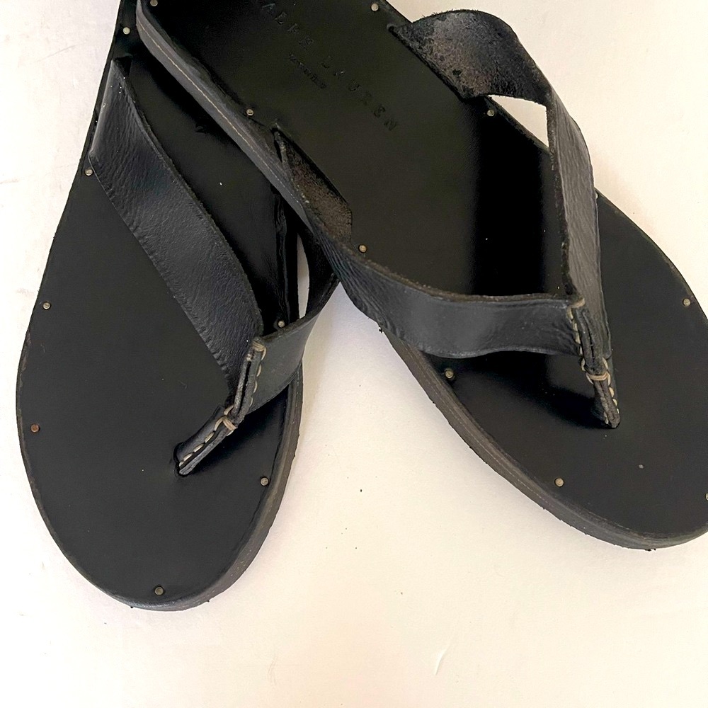 Ralph Lauren Men’s Black slippers - Picture 4 of 8